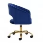 4Rico QS-OF212G sukimosi kėdė tamsiai mėlynos spalvos