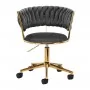 Rotating chair 4Rico QS-GW01G barhat grey