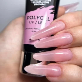 Polygelli ilman hemeä/dihemeä French Pink 50 ml Nr. 06: