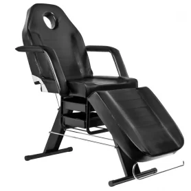 A202 kosmētikas krēsls ar melnajām kivetēm