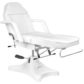 Hidraulinė kosmetinė kėdė. 234 baltos spalvos
