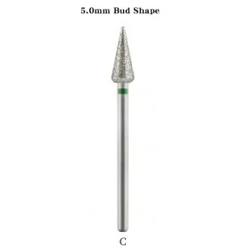 Bud Shape Ø5.0 mm, Coarse with heat withdrawal.