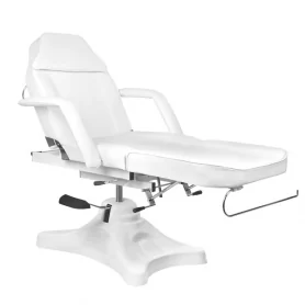 Hidrauliskais kosmētikas krēsls. 234D ar baltu spilvenu