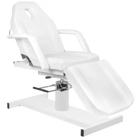 Hidraulinė kosmetikos kėdė. 210D su balta kulka