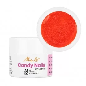 Gelis Candy Nails Candy Orange by MollyLac HEMA nemokamai 5g