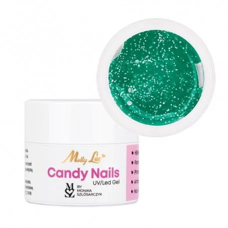 Gel Candy Nails Candy Mint MollyLac HEMA free 5g