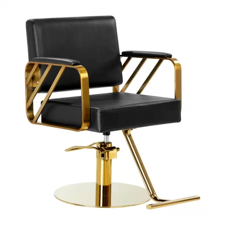 Парикмахерское кресло Gabbiano Genoa золото-черный