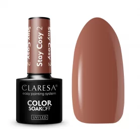 Stay Cozy 2 CLARESA / Gel Lac for nails 5ml
