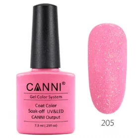 205 Glitter Pink Canni Gel Lacquer 7.3ml