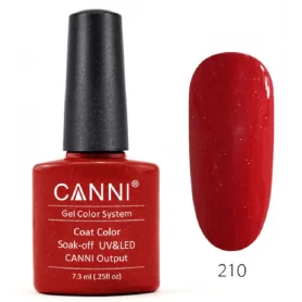 210 Blood Red 7.3ml Canni Lakier do paznokci UV LED