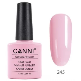 245 Smoke Pink 7.3ml Canni UV LED Nagellack Farbgel Shellac