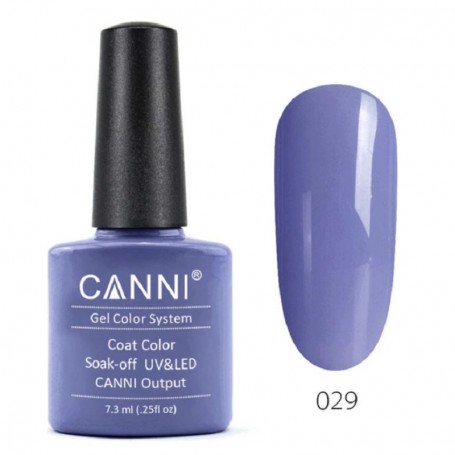 Pale Purple Blue Canni Soak Off UV LED Nail Gel Polish
