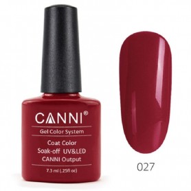 Dark Red Canni Soak Off UV LED Nail Gel Polish
