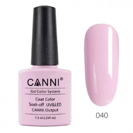 Soft Pink Canni Soak Off UV LED Nail Gel Polish