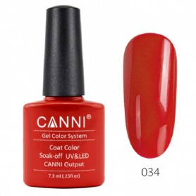 Carrot Red Canni Soak Off UV LED Nail Gel Polish