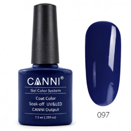 Dark Blue Canni Soak Off UV LED Nail Gel Polish