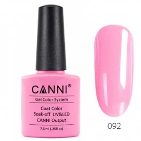 Bright Light Pink Canni Soak Off UV LED Nail Gel Polish