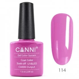 114 7.3ml Pink Barbie Canni Soak Off UV LED Nail Gel Polish