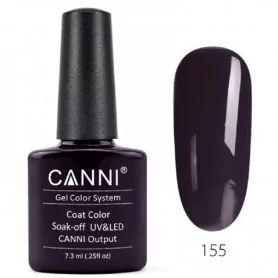 155 Purple Brown 7.3ml Canni Soak Off UV LED Nail Gel Polish